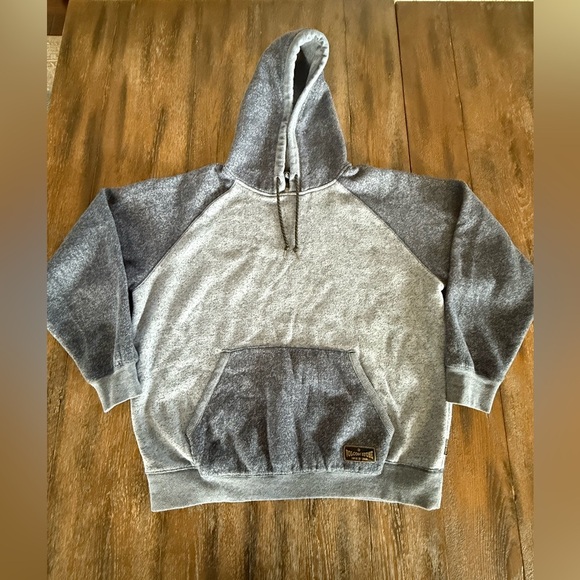 Volcom Blue Two Toned Hooded Men’s Sweatshirt Size L - Picture 1 of 10